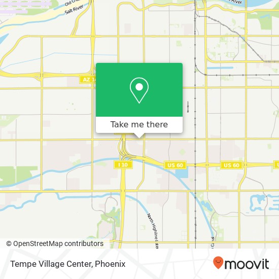 Tempe Village Center map