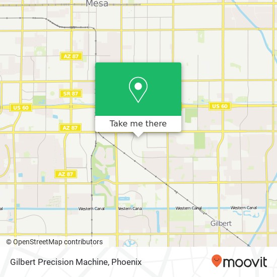 Mapa de Gilbert Precision Machine