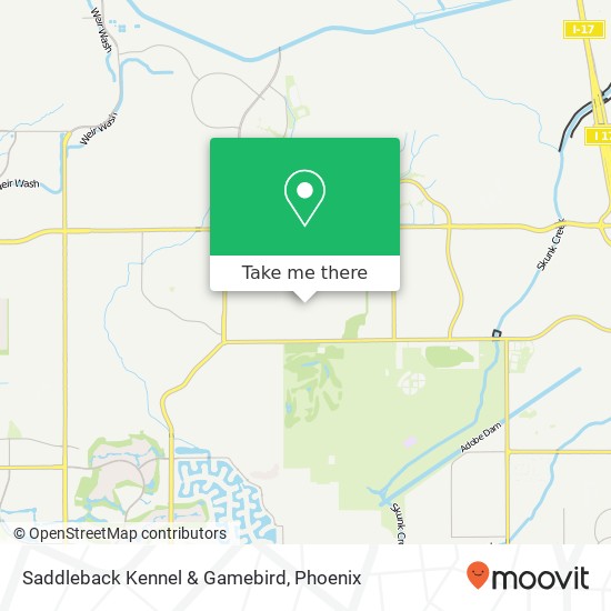 Saddleback Kennel & Gamebird map