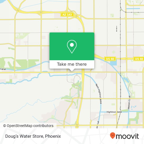 Mapa de Doug's Water Store