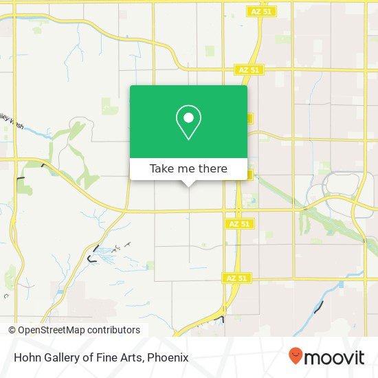 Mapa de Hohn Gallery of Fine Arts
