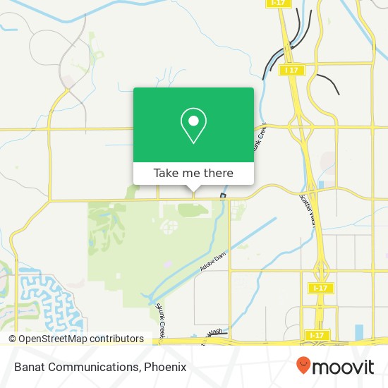 Banat Communications map