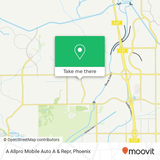 Mapa de A Allpro Mobile Auto A & Repr