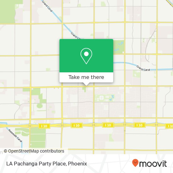 Mapa de LA Pachanga Party Place