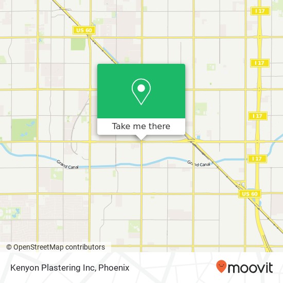 Kenyon Plastering Inc map