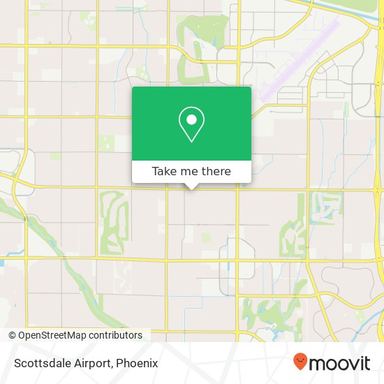 Scottsdale Airport map