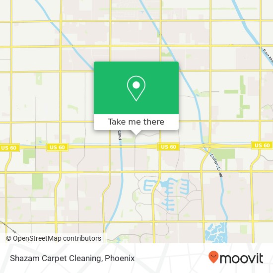 Mapa de Shazam Carpet Cleaning