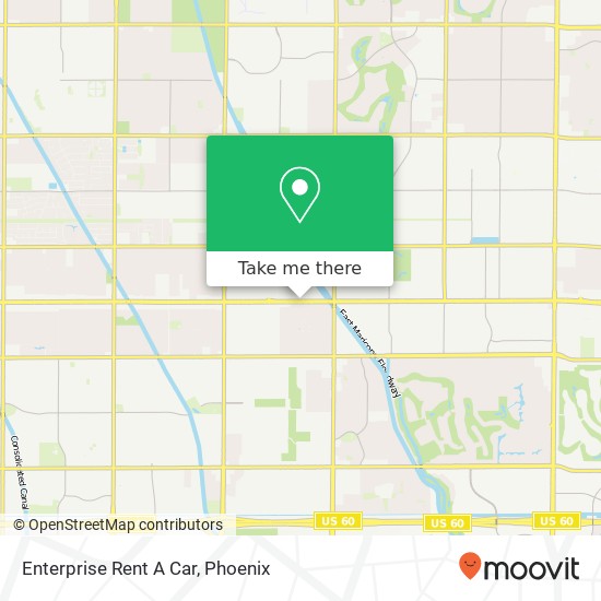 Enterprise Rent A Car map