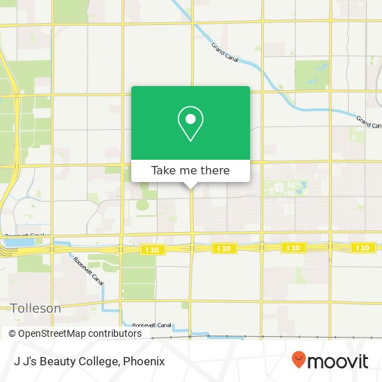 J J's Beauty College map