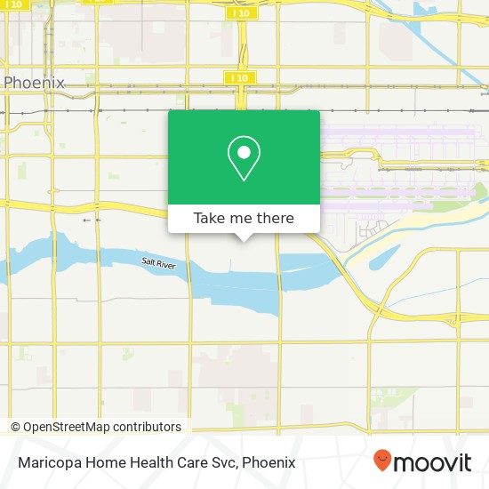 Maricopa Home Health Care Svc map