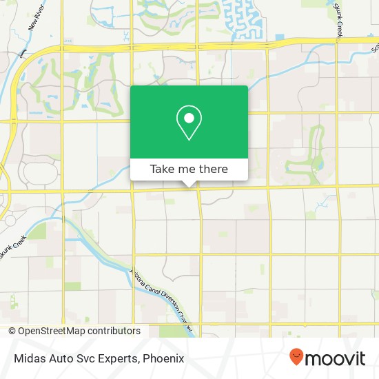 Midas Auto Svc Experts map