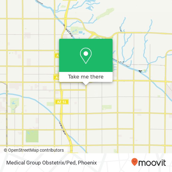 Mapa de Medical Group Obstetrix/Ped