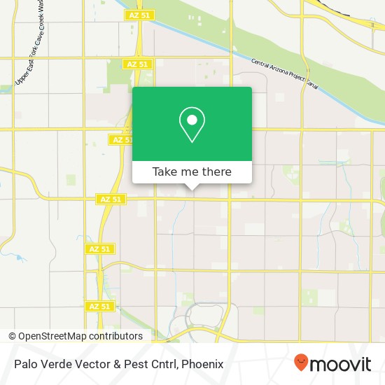 Palo Verde Vector & Pest Cntrl map