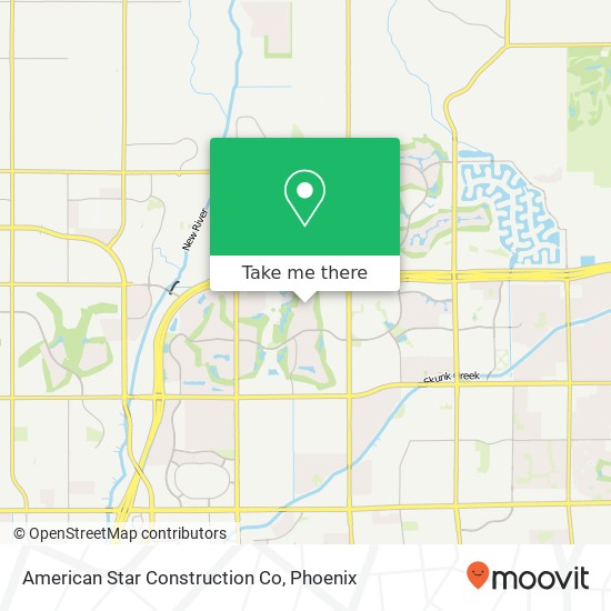 American Star Construction Co map