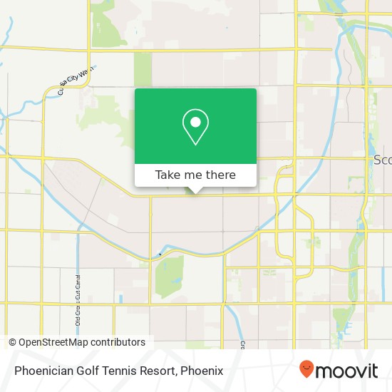 Phoenician Golf Tennis Resort map