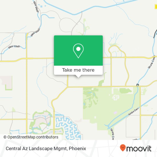 Mapa de Central Az Landscape Mgmt