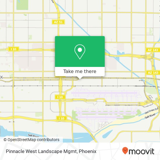 Pinnacle West Landscape Mgmt map