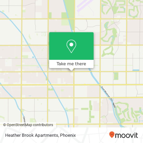 Heather Brook Apartments map