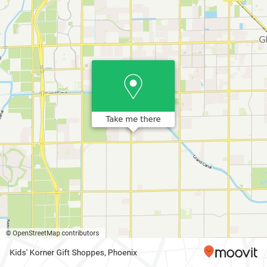 Kids' Korner Gift Shoppes map