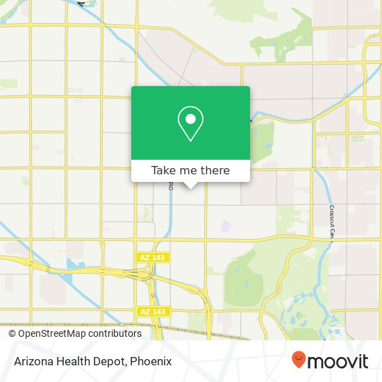 Mapa de Arizona Health Depot