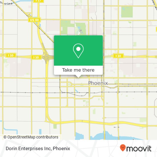 Dorin Enterprises Inc map