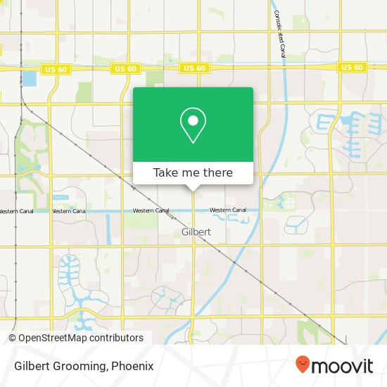 Gilbert Grooming map