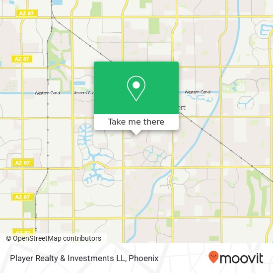 Player Realty & Investments LL map