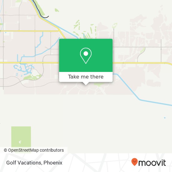 Golf Vacations map