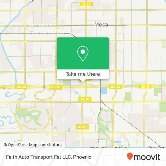 Faith Auto Transport Fat LLC map