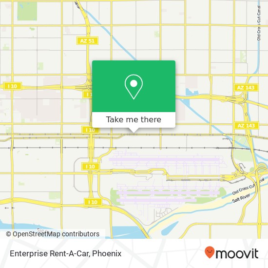 Enterprise Rent-A-Car map