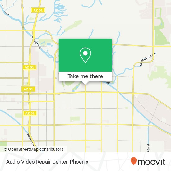 Audio Video Repair Center map