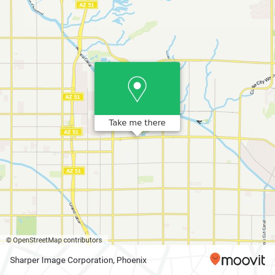 Sharper Image Corporation map