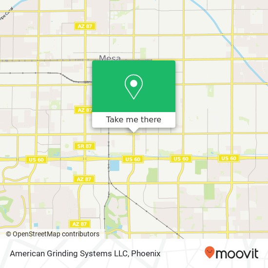 Mapa de American Grinding Systems LLC