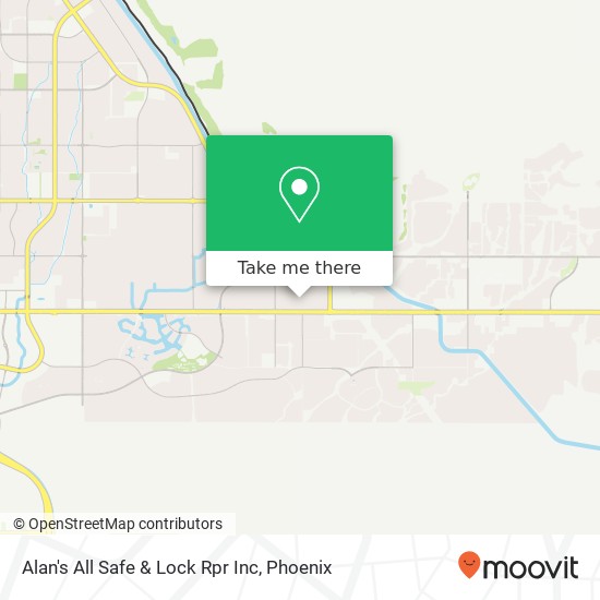 Alan's All Safe & Lock Rpr Inc map