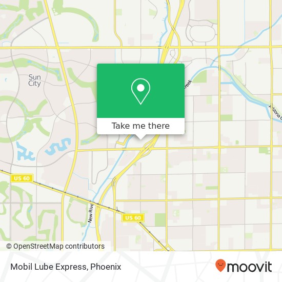 Mapa de Mobil Lube Express