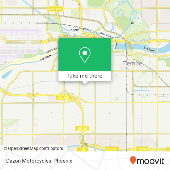 Dazon Motorcycles map