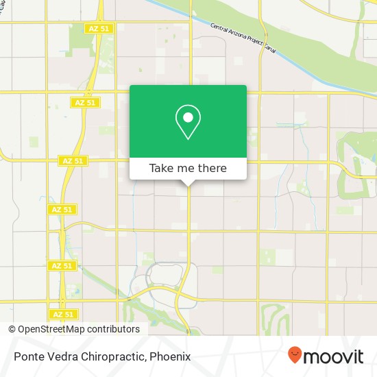 Mapa de Ponte Vedra Chiropractic