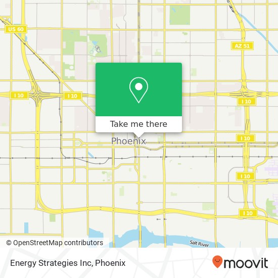 Energy Strategies Inc map