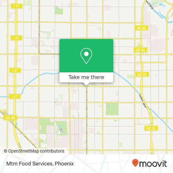 Mtm Food Services map