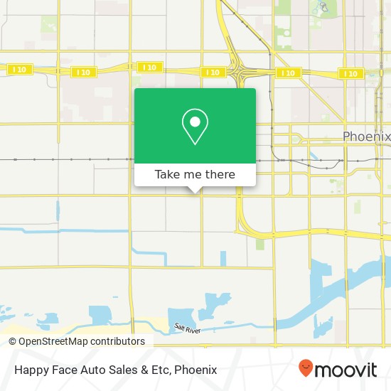 Happy Face Auto Sales & Etc map