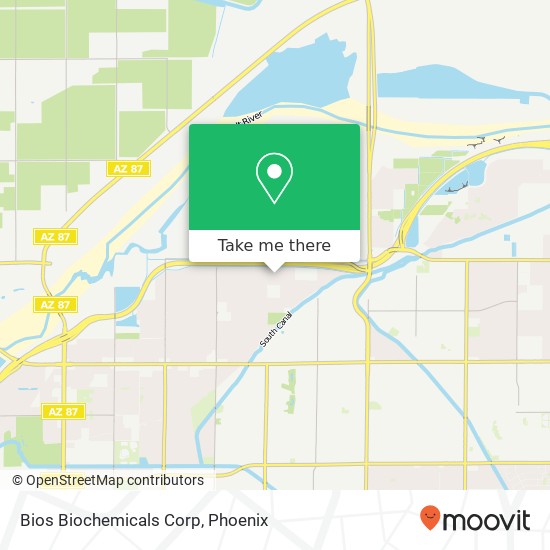 Bios Biochemicals Corp map