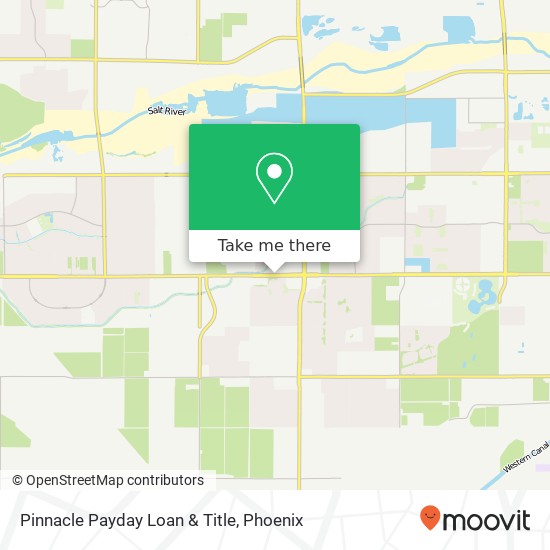 Mapa de Pinnacle Payday Loan & Title