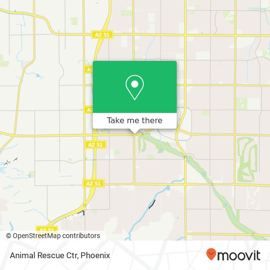 Animal Rescue Ctr map