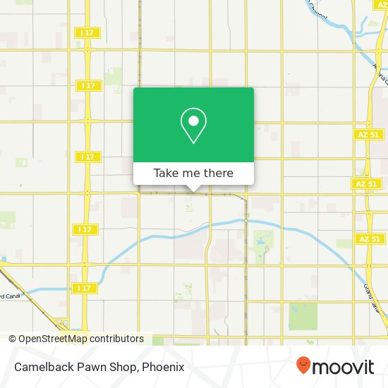 Camelback Pawn Shop map