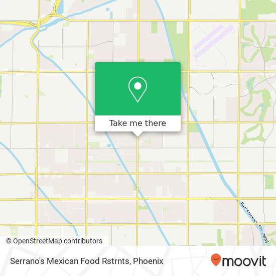 Serrano's Mexican Food Rstrnts map