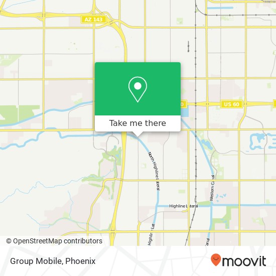 Mapa de Group Mobile