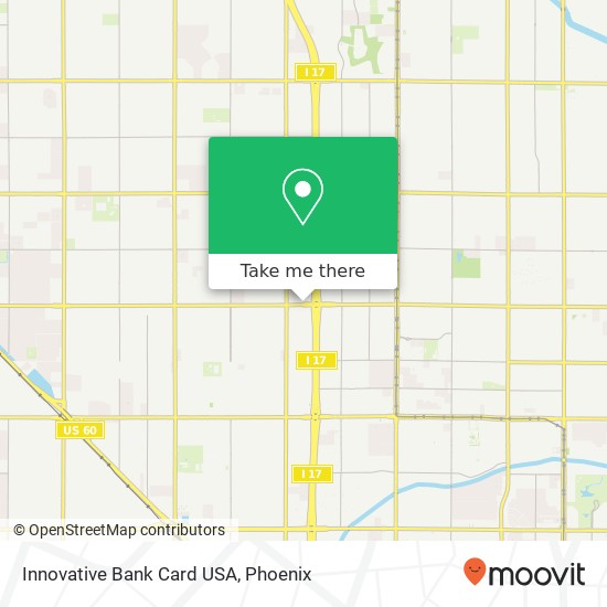 Innovative Bank Card USA map