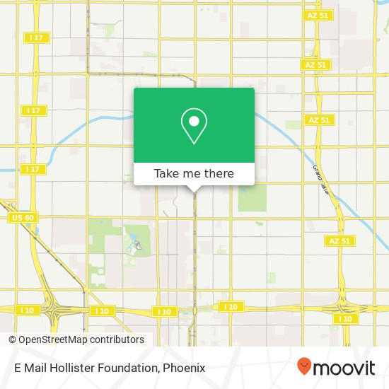 E Mail Hollister Foundation map