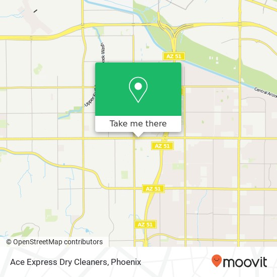 Ace Express Dry Cleaners map