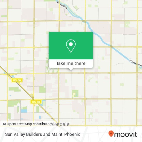 Sun Valley Builders and Maint map